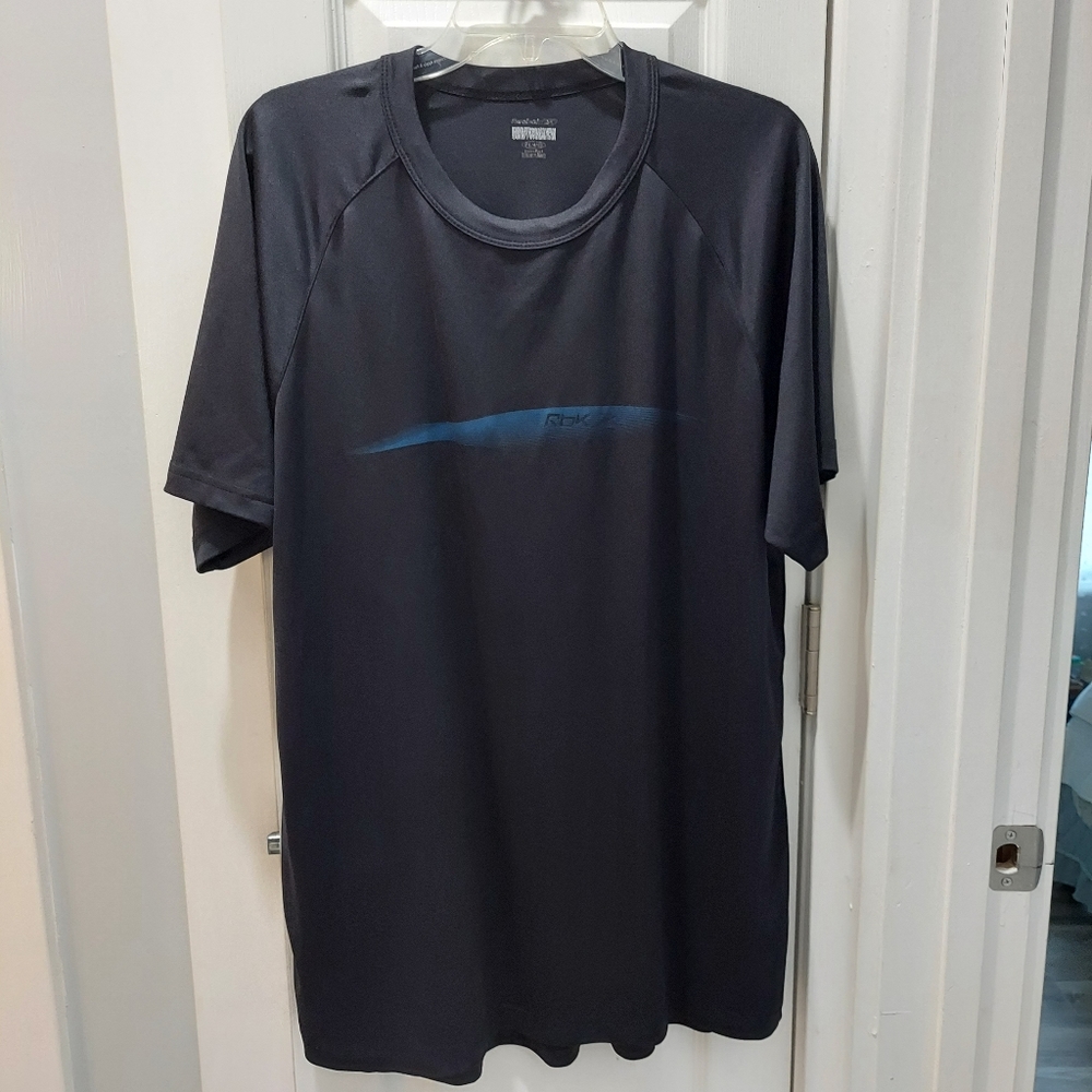 RBX mens black Polo shirt Short Sleeves Round Neckline Size XL